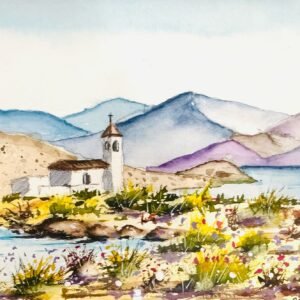 Ermita del mar en primavera